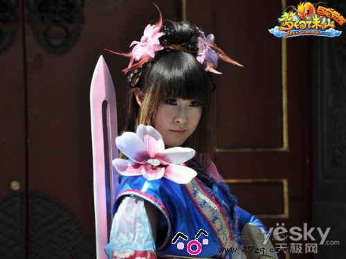 秒杀宅男《梦幻诛仙》美女玩家纯情cos写真