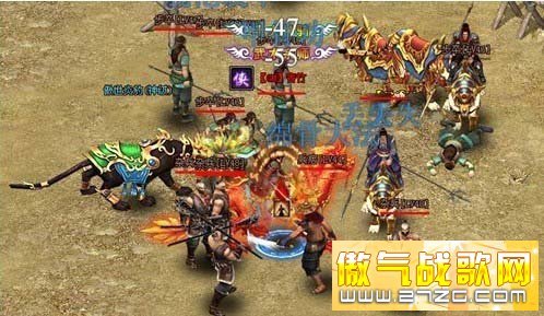 Game2《傲剑》征战副本 群起攻之-KKPK网页游戏